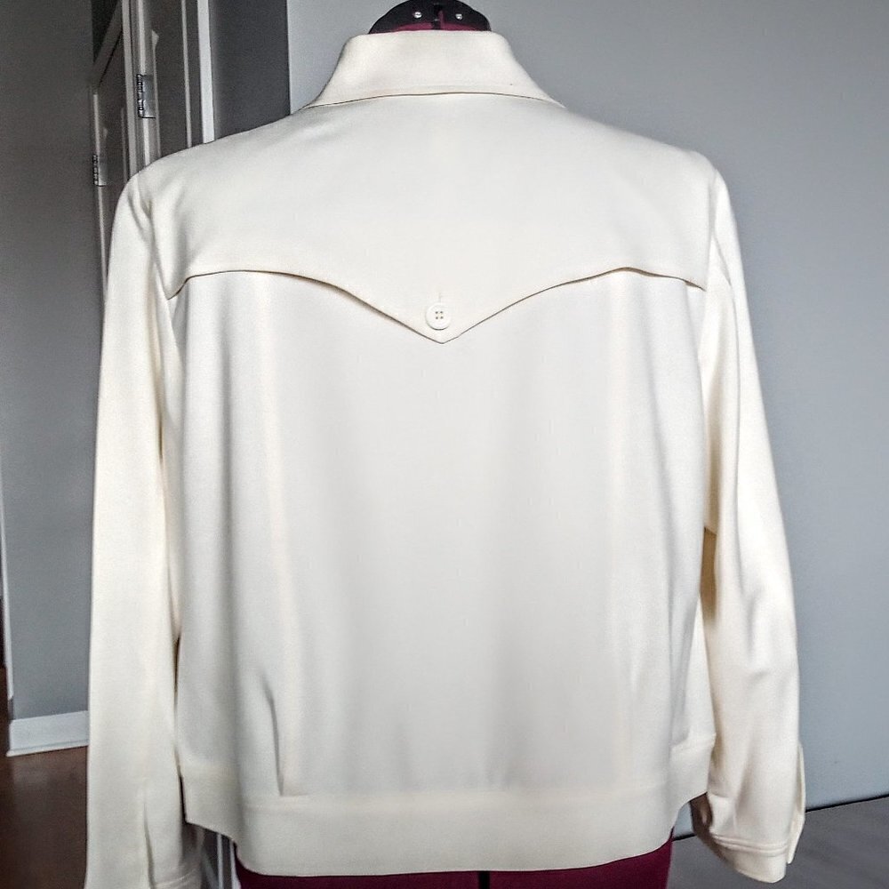 Evan Picone Ivory Wool Jacket - Picture 3 of 5